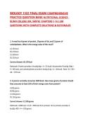 BIOLOGY 1322 FINAL EXAM COMPREHENSIVE PRACTICE QUESTION BANK NUTRITIONAL SCIENCE - BLINN COLLEGE &lpar;DR&period; SMITH&rpar; CHAPTERS 1-16 &vert; 200 QUESTIONS WITH COMPLETE SOLUTIONS & RATIONALES