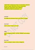 CERTIPORT COMMUNICATIONS IN BUSINESS NEWEST &NewLine;ACTUAL EXAM UPDATED ACTUAL EXAM WITH &NewLine;COMPLETE QUESTIONS AND CORRECT &NewLine;ANSWERS&sol;&sol;VERIFIED&sol;&sol;GRADED A&plus;&sol;&sol;