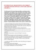 PE ETHICS EXAM  200 QUESTIONS AND CORRECT &NewLine;ANSWERS WITH RATIONALE LATEST 2026 ALREADY &NewLine;GRADED A&plus;