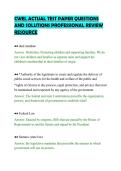 CWEL ACTUAL TEST PAPER QUESTIONS&NewLine;AND SOLUTIONS PROFESSIONAL REVIEW&NewLine;RESOURCE