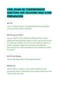 CWEL EXAMS SET COMPREHENSIVE&NewLine;QUESTIONS AND SOLUTIONS HIGH SCORE&NewLine;PREPARATION