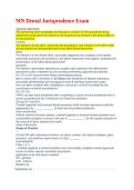 Minnesota Dental Jurisprudence Exam Study Guide and Ethics Review