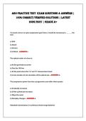 ABO PrActice test exAm QUestiONs & ANswers &vert;&NewLine;100&percnt; cOrrect&sol;Verified sOlUtiONs &vert; lAtest&NewLine;2026&sol;2027 &vert; grAde A&plus; 