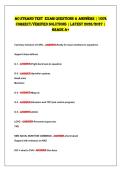 AO strAnd test exAm QUestiOns & Answers &vert; 100&percnt;&NewLine;cOrrect&sol;Verified sOlUtiOns &vert; lAtest 2026&sol;2027 &vert;&NewLine;grAde A&plus; 