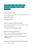 D027 EXAM PREP QUESTIONS AND&NewLine;ANSWERS GRADED A PLUS STUDY&NewLine;RESOURCE