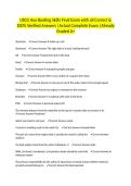 USCG Aux Boating Skills Final Exam with all Correct & 100&percnt; Verified Answers &vert;Actual Complete Exam &vert;Already Graded A&plus;