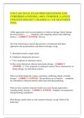 COUC 601 FINAL EXAM PREP QUESTIONS AND&NewLine;VERIFIED ANSWERS &vert; 100&percnt; VERIFIED &vert; LATEST&NewLine;UPDATED 2026&sol;2027 &vert; GRADED A&plus; &vert; GUARANTEED&NewLine;PASS&period;