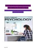 Exploring Psychology 12th Edition by David G&period; Myers Test Bank 2025&sol; 2026 100&percnt; Verified with Correct Questions and Answers with Solution