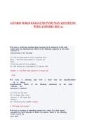 ATI MED SURGE EXAM &lpar;CMS WITH NGN&rpar; QUESTIONS WITH ANSWERS 2023 A&plus;&period;