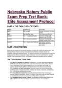 Nebraska Notary Public Exam Prep Test Bank &lpar;2026&sol;2027 Edition&rpar; &vert; S-Tier Assessment Protocol & 26&plus; Elite Q&A