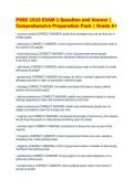 POSC 1010 EXAM 1 Question and Answer &vert;&NewLine;Comprehensive Preparation Pack &vert; Grade A&plus;&NewLine;