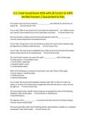 U&period;S&period; Coast Guard Exam 2026 with all Correct & 100&percnt; Verified Answers &vert;Guaranteed to Pass
