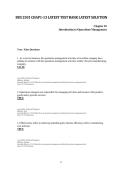 BUS 2501 Chapters 1&ndash;13 Latest Test Bank & Latest Solution 2025&sol; 2026 &vert; 100&percnt; Verified with Correct Questions and Answers