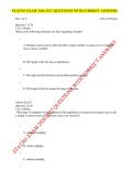 VERIFIED STAT301 EXAM 2026-2027 QUESTIONS WITH CORRECT ANSWERS&period;