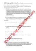 ACTUAL STAT301 Spring 2026 Midterm Exam