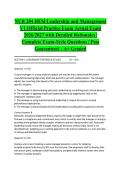 NUR 204 HESI Leadership and Management V1 Official Practice Exam Actual Exam 2026&sol;2027 with Detailed Rationales &vert; Complete Exam-Style Questions &vert; Pass Guaranteed &ndash; A&plus; Graded&NewLine;&NewLine;