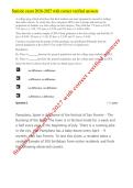 VERIFIEED Statistic exam 2026-2027 with correct verified answers
