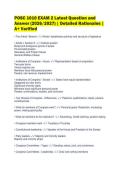 POSC 1010 EXAM 2 Latest Question and&NewLine;Answer &lpar;2026&sol;2027&rpar; &vert; Detailed Rationales &vert;&NewLine;A&plus; Verified