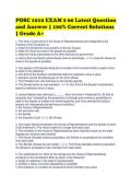 POSC 1010 EXAM 2 60 Latest Question&NewLine;and Answer &vert; 100&percnt; Correct Solutions&NewLine;&vert; Grade A&plus;