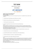 Test Bank for Gerontologic Nursing 6th Edition with Verified Solutions 2025&sol; 2026 &vert; 100&percnt; Verified with Correct Questions and Answers