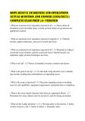 ROPE RESCUE AWARENESS AND OPERATIONS&NewLine;Actual Question and Answer &lpar;2026&sol;2027&rpar; &vert;&NewLine;Complete Exam Prep &vert; A&plus; Verified