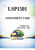 LSP1501 Assignment 3 2026 &lpar;PERFORMING ARTS&rpar;