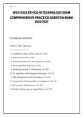 WGU D333 Ethics in Technology Exam Practice Questions 2026-2027 &vert; 180 Qs with Rationales
