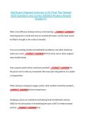 StarGuard Lifeguard Instructor &lpar;LGI&rpar; Final Test Newest &NewLine;2026 Questions and Correct Detailed Answers Already &NewLine;Graded A&plus; 