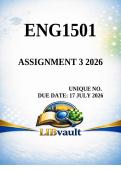 ENG1501 Assignment 3 &lpar;THE NOVEL&rpar; 2026 - Due 17 July 2026