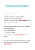 StarGuard Instructor Exam Newest 2026 Questions &NewLine;and Correct Detailed Answers Already Graded A&plus; 