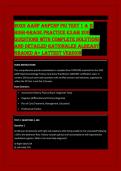  &NewLine;2023 AANP AGPCNP PSI TeST 1 & 2&colon; &NewLine;HIGH-GrAde PrACTICe exAm 200 &NewLine;QueSTIoNS wITH ComPleTe SoluTIoNS &NewLine;ANd deTAIled rATIoNAleS AlreAdY &NewLine;GrAded A&plus; lATTeST VerSIoN 