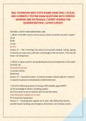 NAIL TECHNICIAN OHIO STATE BOARD EXAM 2026 &vert; ACTUAL &NewLine;AND CURRENTLY TESTING EXAM QUESTIONS WITH VERIFIED &NewLine;ANSWERS AND RATIONALES &vert; EXPERT VERIFIED FOR &NewLine;GUARANTEED PASS &vert; LATEST UPDATE