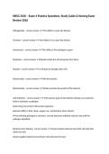 NRSG 3100 &ndash; Exam 4 Practice Questions&comma; Study Guide & Nursing Exam Review 2026