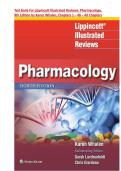 Test Bank For Lippincott Illustrated Reviews&colon; Pharmacology&comma;&NewLine;8th Edition by Karen Whalen&vert; ISBN-13 978-1975170554  &vert; Chapters 1 &ndash; 48 &vert; All Chapters 