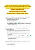 FEMA Final Exam ICS 100&colon; IS-100&period;C&colon; Introduction to the &NewLine;Incident Command System Comprehensive Resource To Help &NewLine;You Ace 2026-2027 Exams Includes Frequently Tested &NewLine;Questions With ELABORATED  &NewLine;100&percnt; Correct COMPLETE SOLUTIONS  &NewLine;Guaranteed Pass First At