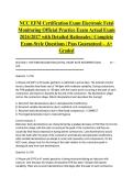 NCC EFM Certification Exam Electronic Fetal Monitoring Official Practice Exam Actual Exam 2026&sol;2027 with Detailed Rationales &vert; Complete Exam-Style Questions &vert; Pass Guaranteed &ndash; A&plus; Graded&NewLine;&NewLine;