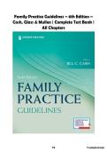 Family Practice Guidelines 6th Edition Test Bank &vert; Cash&comma; Glass & Mullen &vert; NP Primary Care Exam Prep 2025&ndash;2026 Questions & Answers