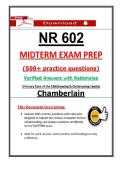 NR 602 Midterm Exam Prep &ndash; Primary Care Childbearing & Childrearing Family &ndash; &NewLine;&lpar;2026&rpar; Actual Questions & Answers &lpar;Chamberlain&rpar; 100&percnt; Guarantee Pass 