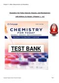 Chemistry for Today&colon; General&comma; Organic&comma; and Biochemistry&comma; 10th Edition &lpar;2026&rpar; &lpar;PDF&rpar; &ndash; Test Bank &lpar;Chapters 1&ndash;25&rpar; &ndash; Seager