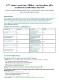CPN Exam &ndash; Pediatric Nursing Certification Board &lpar;PNCB&rpar; Certified Pediatric Nurse &ndash; 2026&sol;2027 Edition &ndash; 150 Questions with Evidence-Based Verified Answers