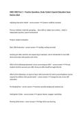 RSED 3000 Test 3 &ndash; Practice Questions&comma; Study Guide & Special Education Exam Review 2026