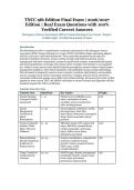 TNCC 9th Edition Final Exam &ndash; Emergency Nurses Association Trauma Nursing Core Course &ndash; 2026&sol;2027 Edition &ndash; Verified Questions and Answers
