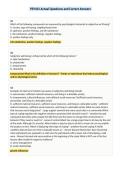 PSY101 Actual Questions and Correct Answers