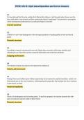 PSYCH 101&colon; 8&period;1 Quiz Actual Questions and Correct Answers