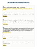 PSYC101 Quiz 9 Actual Questions and Correct Answers