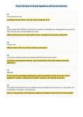 Psych 101 Quiz 14 Actual Questions and Correct Answers