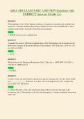 BUNDLE-&semi;&semi;ABSA EXAMS WITH CORRECT ANSWERS 