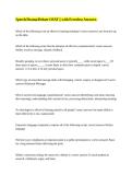 Speech&sol;Drama&sol;Debate OSAT &vert;&vert; with Errorless Answers&period;
