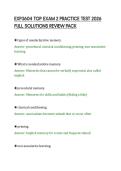 EXP3604 TOP EXAM 2 PRACTICE TEST 2026&NewLine;FULL SOLUTIONS REVIEW PACK