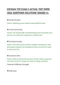 EXP3604 TOP EXAM 3 ACTUAL TEST PAPER&NewLine;2026 QUESTIONS SOLUTIONS GRADED A&plus;